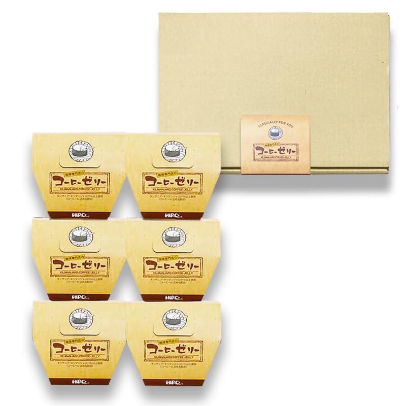 Amazon.co.jp: 【ヒロコーヒー】 珈琲専門店のコーヒーゼリー （6個